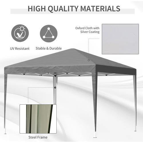 Outsunny 3 x 3 m Garden Pop Up Gazebo Marquee Party Tent Wedding Canopy by Outsunny