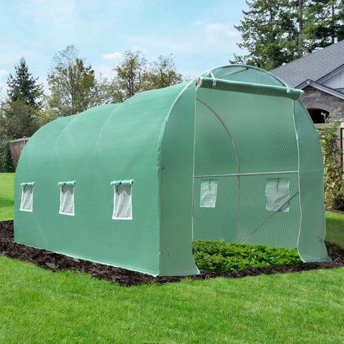 Walk-in Greenhouse Tunnel Round Gardening by Outsunny