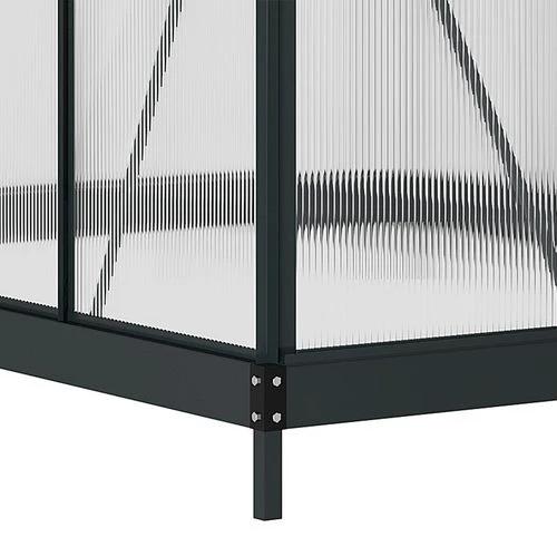 Polycarbonate Walk-In Garden Greenhouse Aluminium Frame w/ Slide Door 6 x 8ft by Outsunny