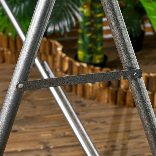 Outsunny Foldable Hammock Stand, 2 in 1 Hammock Net Stand & Clothes Drying Rack by Outsunny