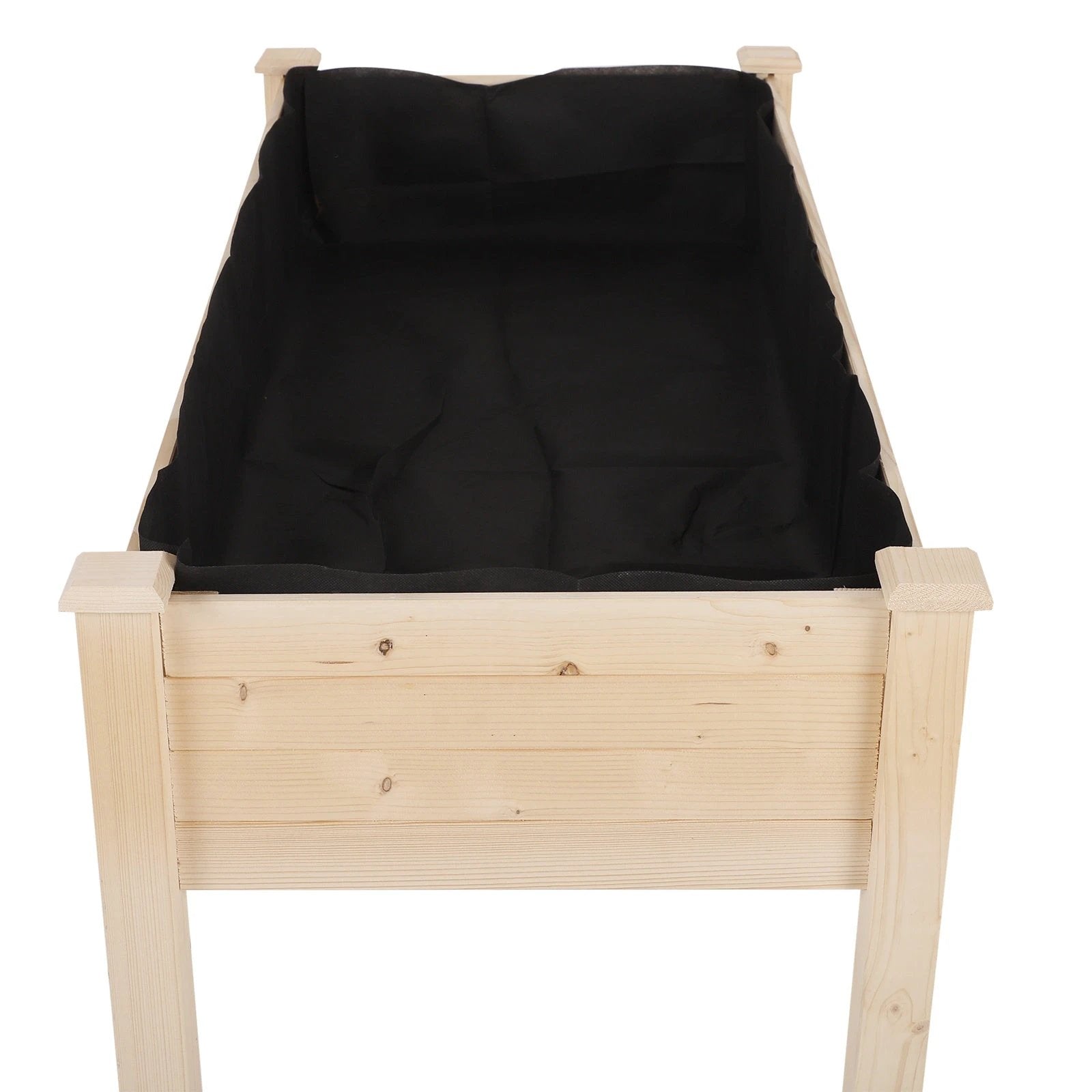 Raised Wood Garden Bed Planter by Outsunny