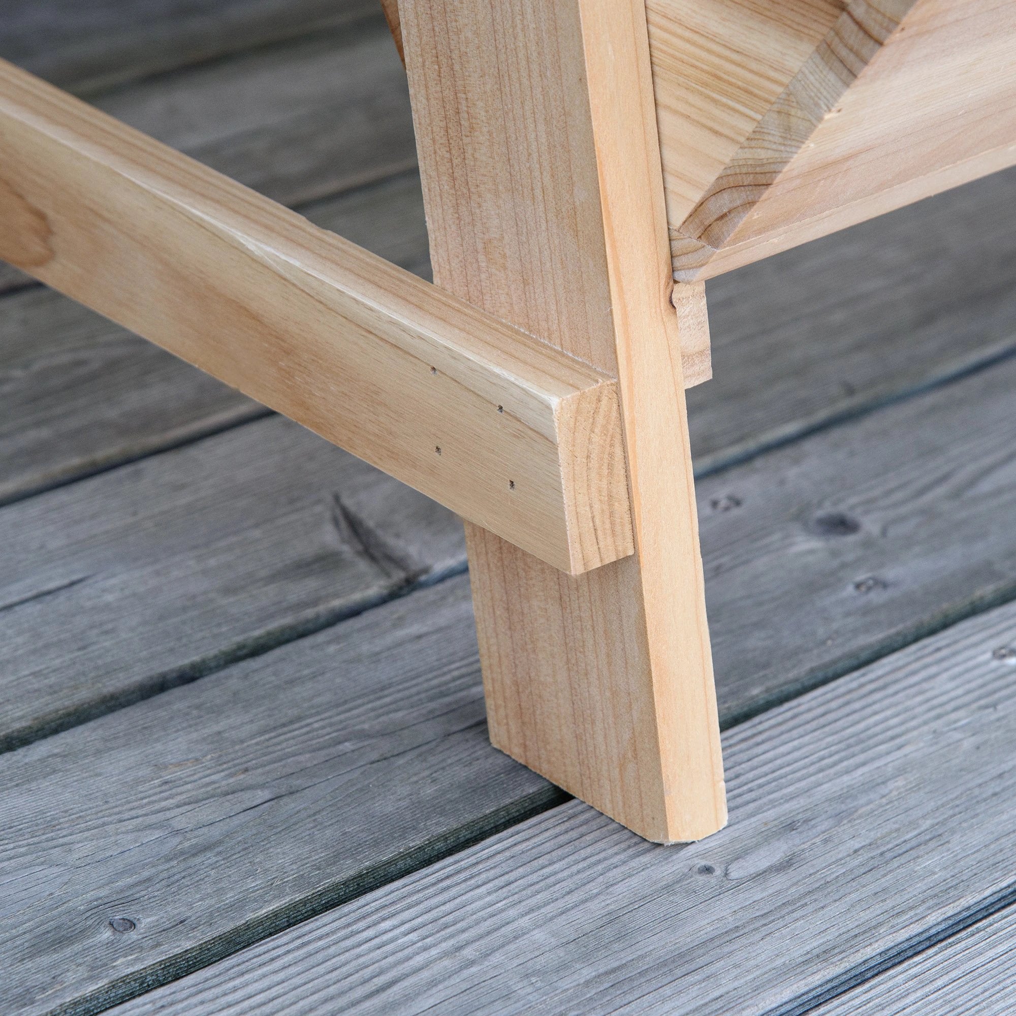 Outsunny Wood Raised Garden Bed Planter Box with Stand - Raised Beds