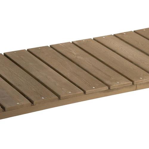 Outsunny Wooden Raised Bed Container Garden Plant Stand 8 Boxes 110x46x76cm Brown - Raised Beds