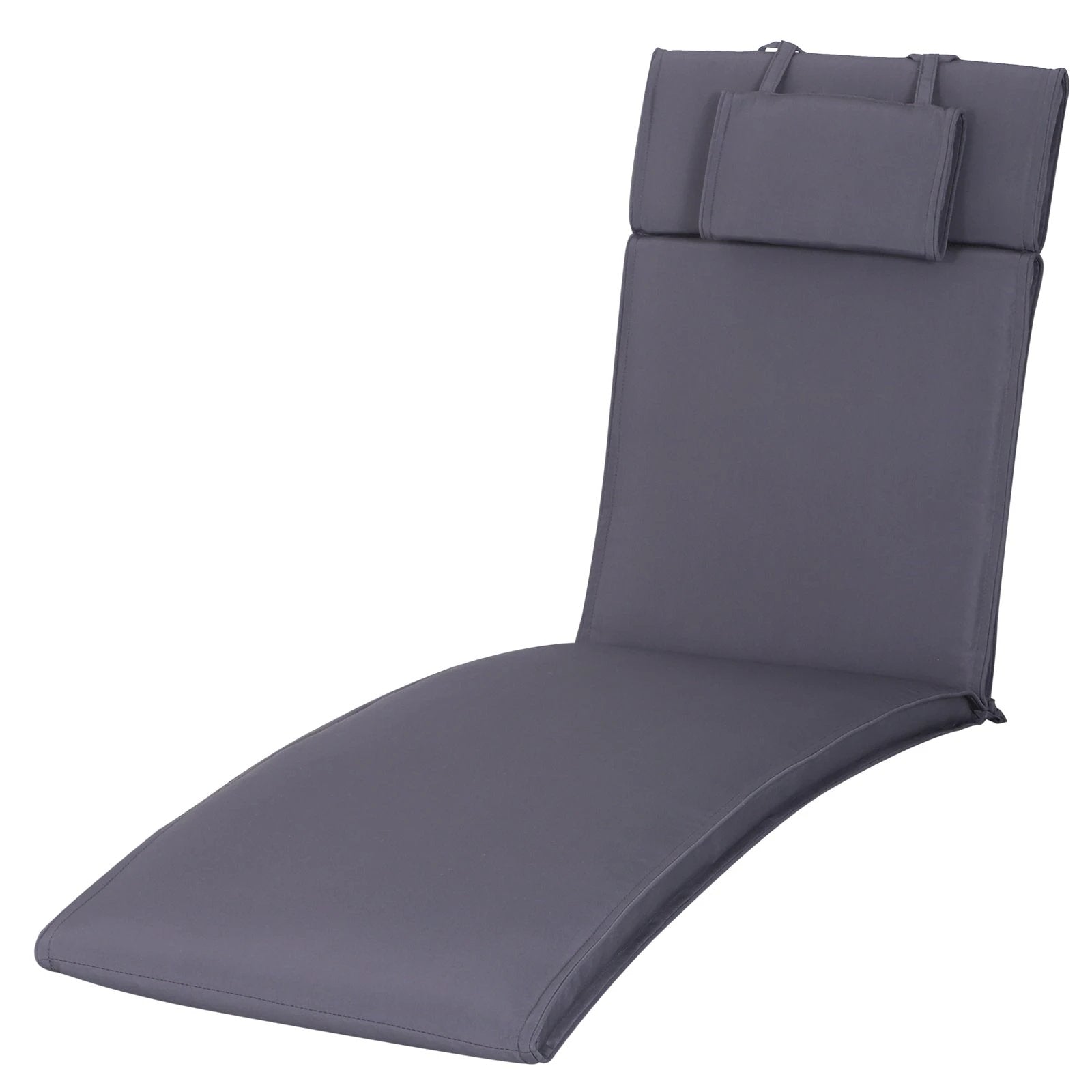 Outsunny Garden Sun Lounger Chair Cushion Reclining Relaxer - Uncategorized Sun Lounger