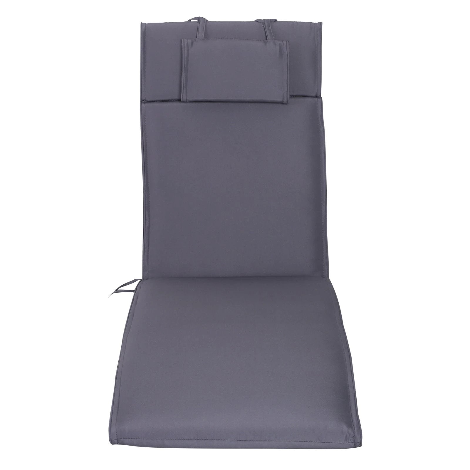 Garden Sun Lounger Chair Cushion Reclining Relaxer by Outsunny