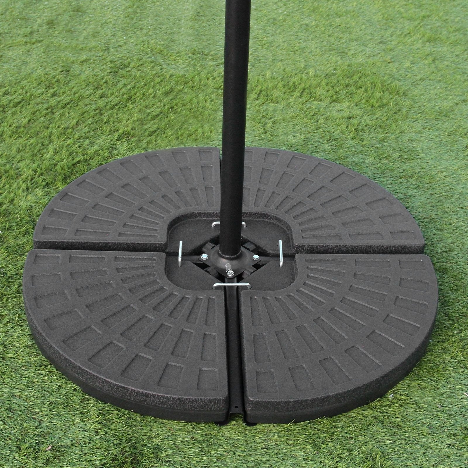 Premium Cantilever Parasol 3m UV Shield Garden by Monster Shop