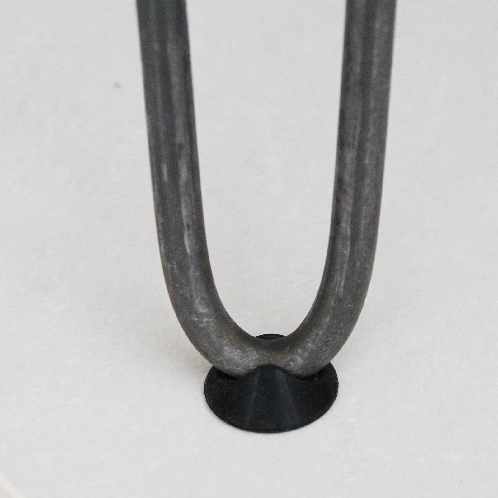 Monster Shop 4 x 14" Hairpin Legs - 2 Prong - 12mm - Raw Steel -