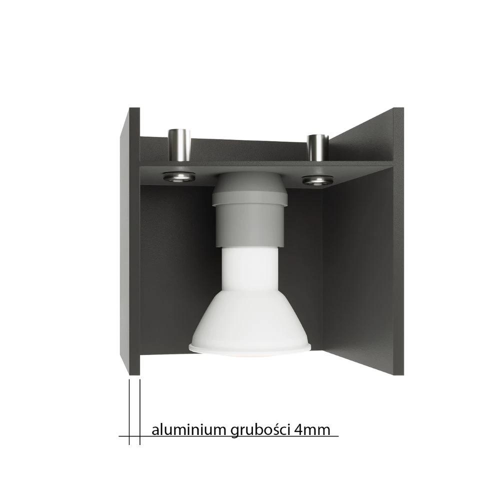Sollux Lighting Ceiling lamp aluminum Quad modern Design G9 - Uncategorized Lamp