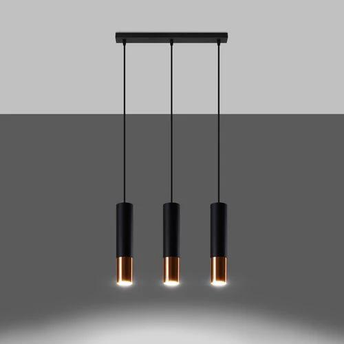 Sollux Lighting Pendant lamp steel Loopez modern Design GU10 - Pendant Lights