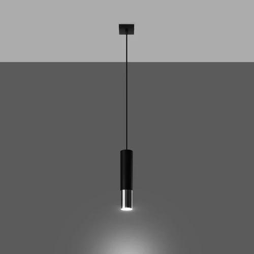 Sollux Lighting Pendant lamp steel Loopez modern Design GU10 - Pendant Lights