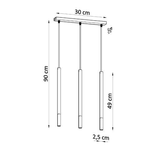 Sollux Lighting Pendant lamp steel Mozaica modern Design G9 - Pendant Lights