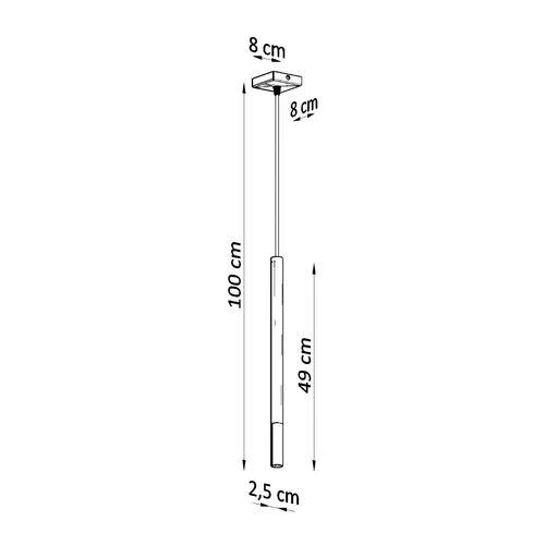 Pendant lamp steel Mozaica modern Design G9 by Sollux Lighting