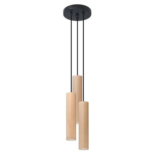 Pendant lamp wood Lino Scandinavian Design GU10 by Sollux Lighting