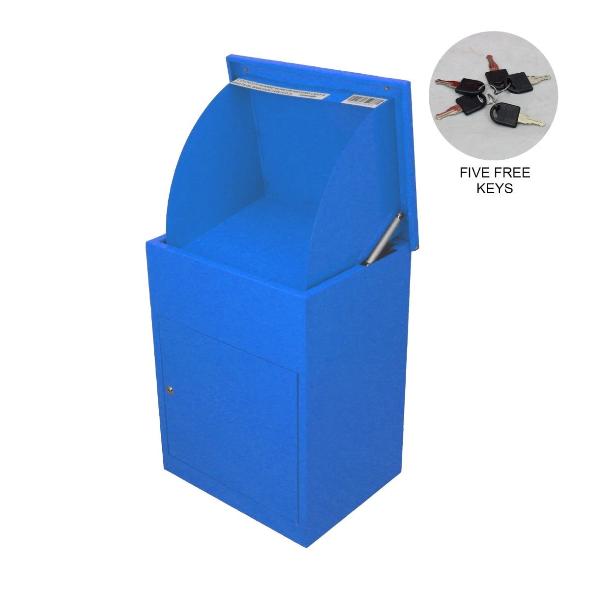 Blue Parcel Post Box - Monster Shop - Home Symphony
