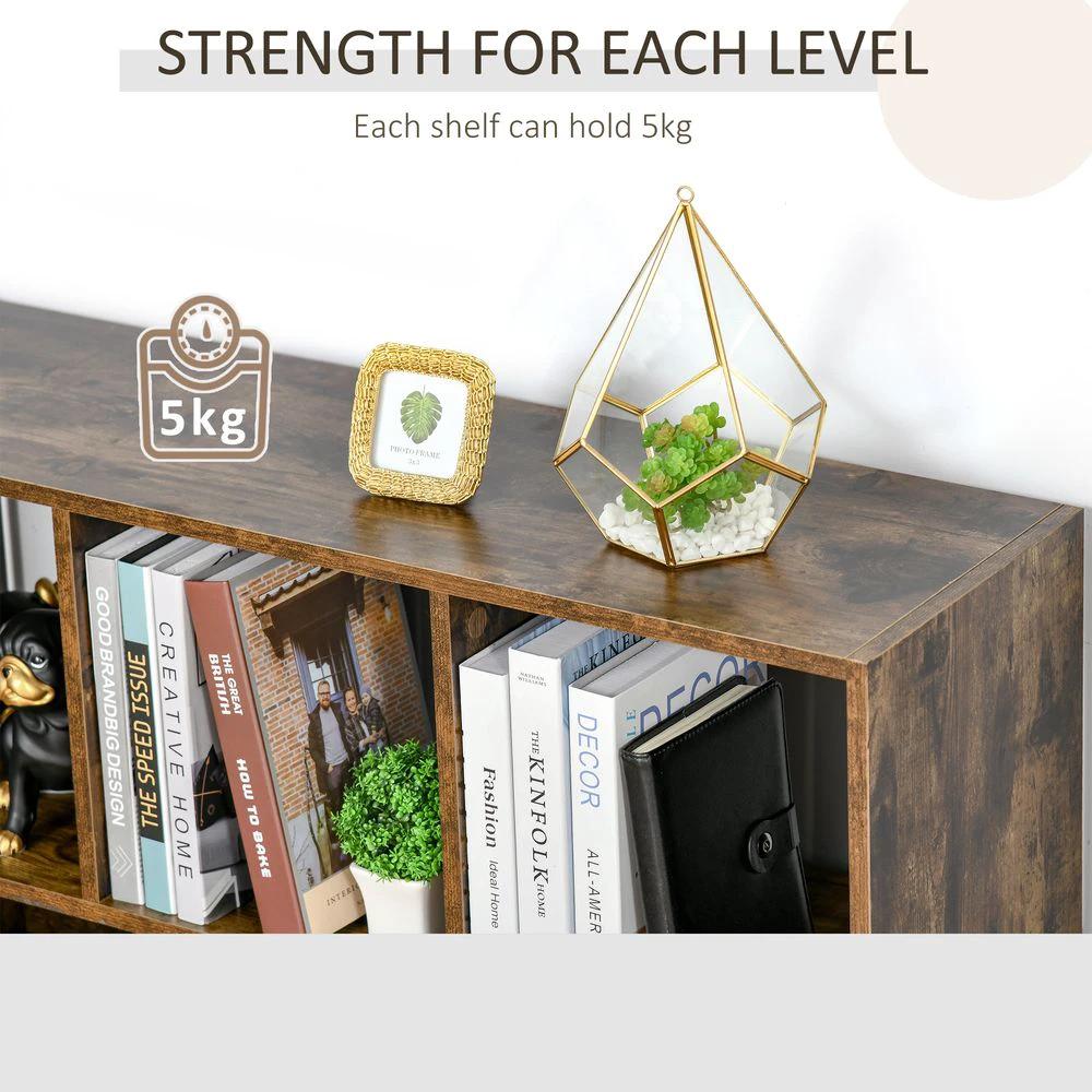 Storage Shelf 3-Tier Bookcase Display Rack Organizer for Office