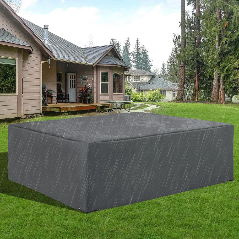 Unbranded 225x210cm Outdoor Garden Furniture Protective Cover UV Resistant Outsunny - Uncategorized Cover