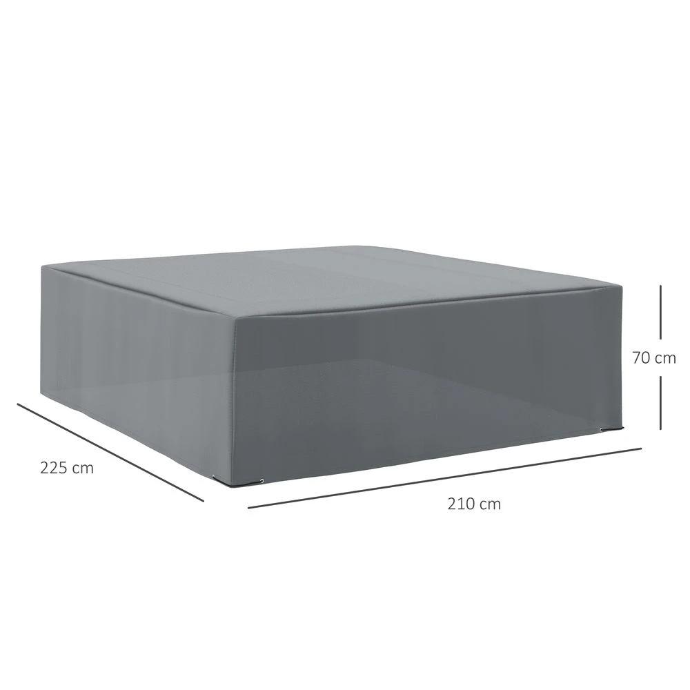 Unbranded 225x210cm Outdoor Garden Furniture Protective Cover UV Resistant Outsunny - Uncategorized Cover