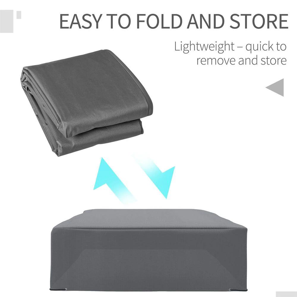Unbranded 225x210cm Outdoor Garden Furniture Protective Cover UV Resistant Outsunny - Uncategorized Cover