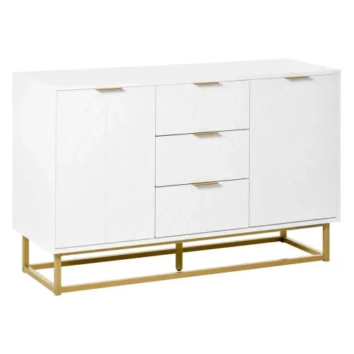 Unbranded Modern Storage Cabinet Freestanding Cupboard with 3 Drawers for Dining Room -