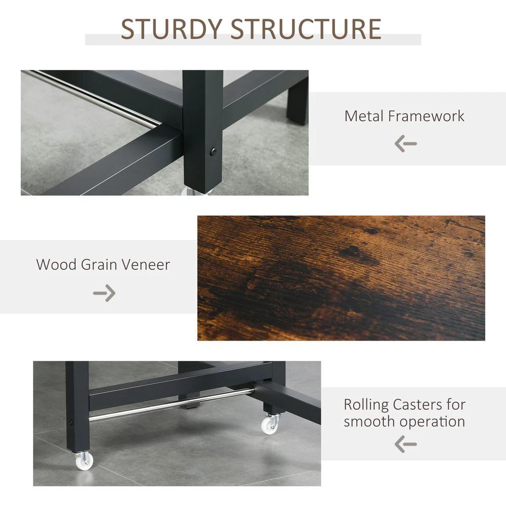 Drop Leaf Kitchen Foldable Table Folding Table Foldable for Dining Room - Dining Table