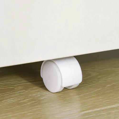 Unbranded Mobile Filing Cabinet Lockable File Cabinet A4 Size 2 Drawers White Vinsetto - Filing Cabinet