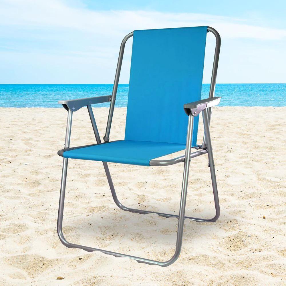 Spring Beach Chair BLUE AS-57167 as-44044 - Folding Chairs