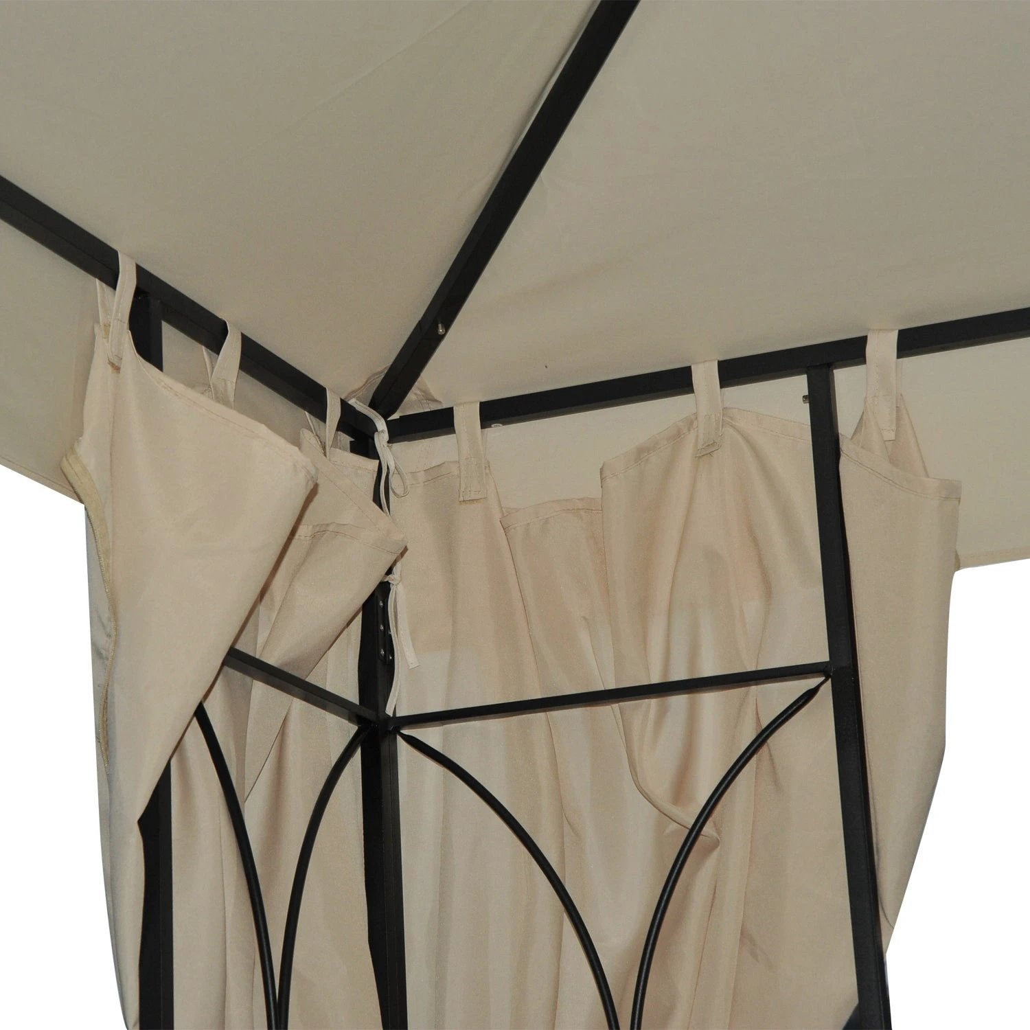 3 x 3m Garden Metal Gazebo Sun Shade Shelter Outdoor Party Tent Outsunny by Unbranded