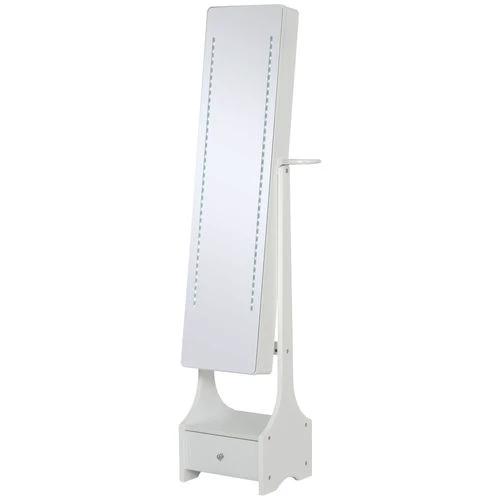 Unbranded Freestanding Jewellery Storage Mirror Armoire LED Lights Hooks Drawer - Mirror