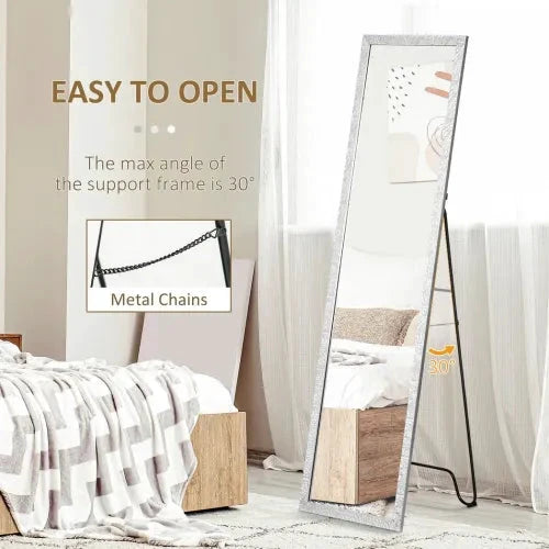 Full Length Mirror Free Standing Dressing Mirror for Bedroom, Living Room - Mirror