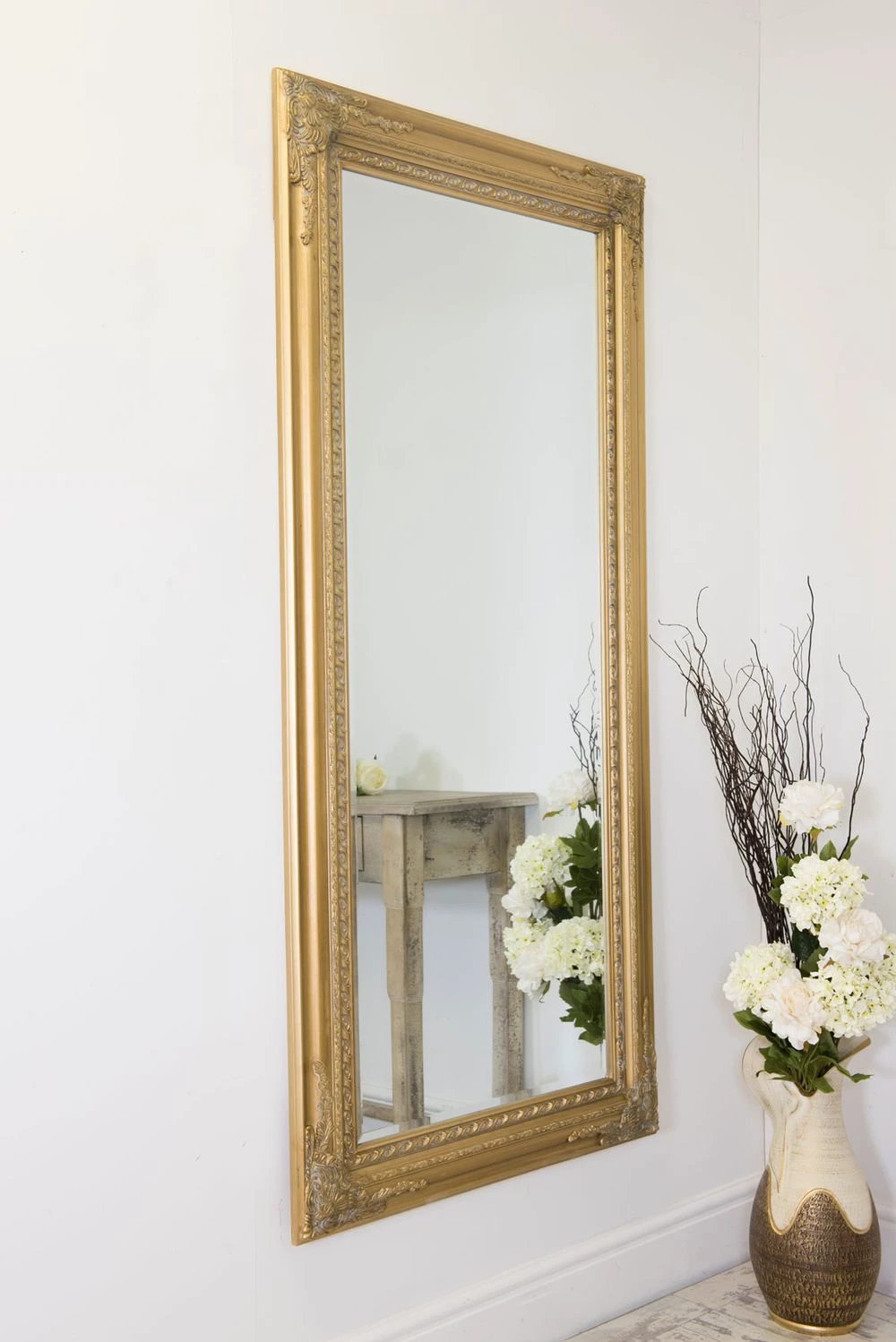 Caspian Vintage Elegant Antique Design Full Length Mirror 178 x 87 CM by Unbranded