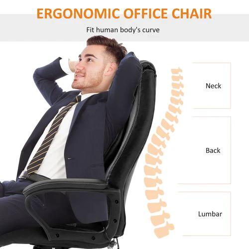 Unbranded High Back 6 Points Vibration Massage Executive Office Chair, Black Vinsetto - Office Chair