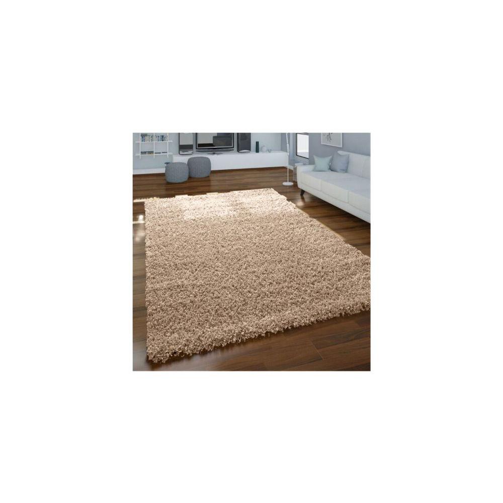 Unbranded LIGHT BEIGE SHAGGY RUGS 200 x 290 - Uncategorized Rug