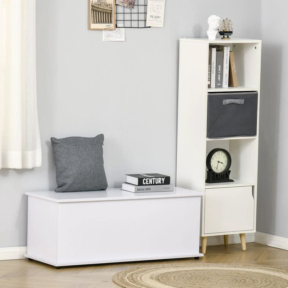 Unbranded Storage Box Chest Lid Keepsake Spacious Collection Chipboard -White - Uncategorized Storage Box
