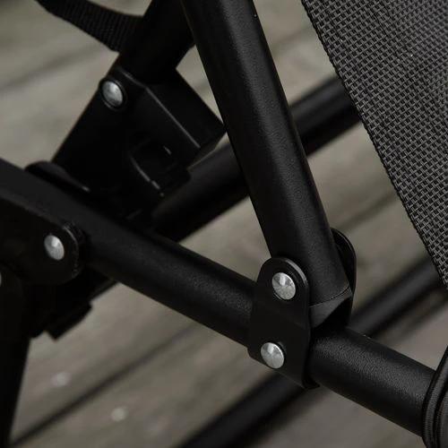 Unbranded Sun Lounger Reclining Cot Foldable Folding Garden Chair Bed Relaxer Outsunny - Sun Lounger