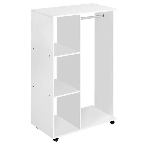 Unbranded Storage Wardrobe White with Shelves - Uncategorized Wardrobe