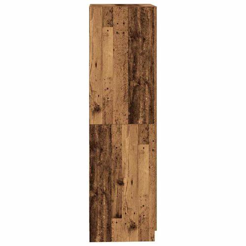 vidaXL vidaXL Wardrobe Old Wood 90x52x200 cm Engineered Wood - Wardrobe