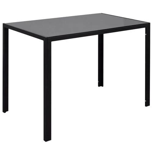 vidaXL vidaXL 7 Piece Dining Table Set Black and White - Dining Set