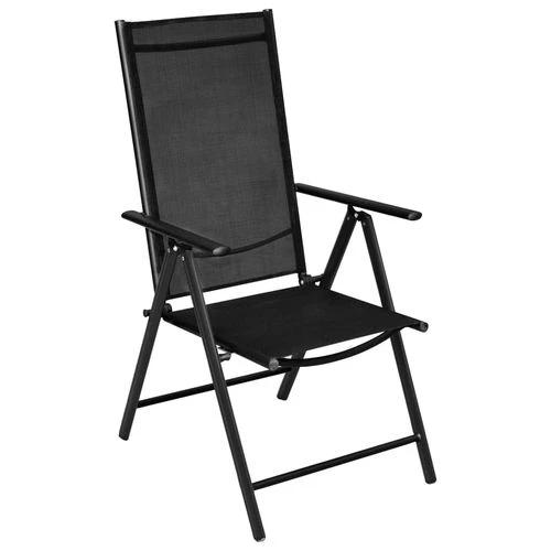 vidaXL vidaXL 5 Piece Garden Dining Set with Adjustable Chairs for Outdoor Entertaining - Garden Set