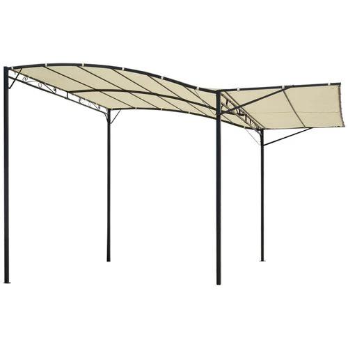 N/A Sturdy Metal Patio Gazebo 300x250 cm with Extendable Canopy for Outdoor Entertainers - Gazebos