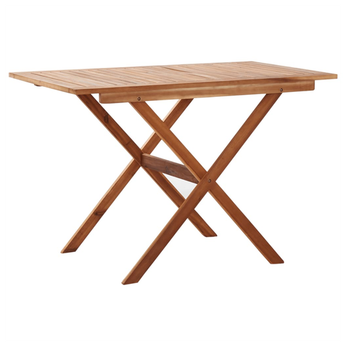 vidaXL Garden Table 110x67x74 cm Solid Acacia Wood - Garden Table