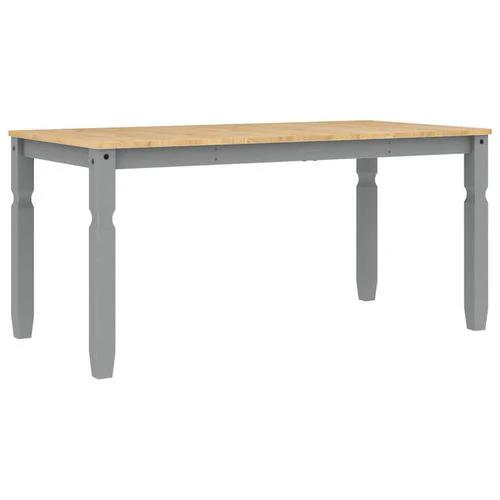 vidaXL 5 Piece Dining Set Panama Grey Solid Wood Pine by vidaXL