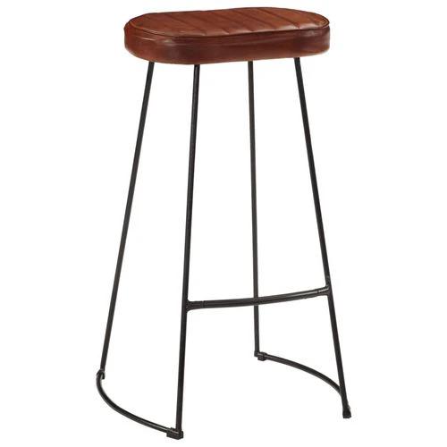 vidaXL Gavin Bar Stools 2 pcs Dark Brown 44x37.5x78 cm by vidaXL