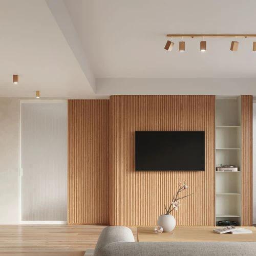 Ceiling lamp wood Keke Scandinavian Design GU10 by Sollux Lighting