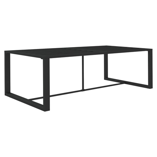vidaXL vidaXL Outdoor Dining Table Anthracite 120x60x66 cm Aluminium - Garden Table
