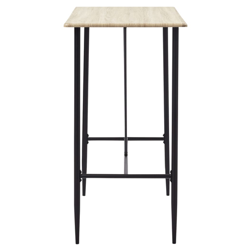 vidaXL 5 Piece Bar Set Plastic Black by vidaXL