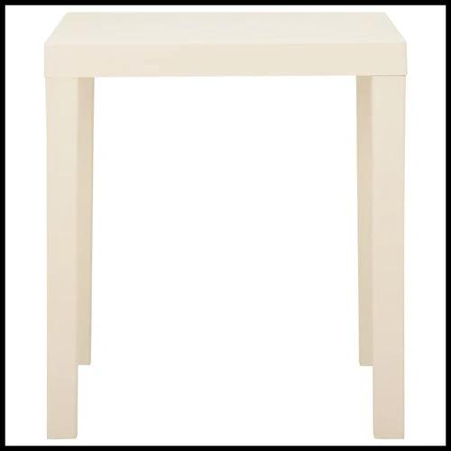 vidaXL vidaXL Garden Table White 79x65x72 cm Plastic - Garden Table