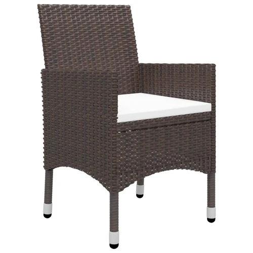 vidaXL Elegant 5 Piece Garden Dining Set with Cushions for Outdoor Entertaining and Relaxation - Garden Set