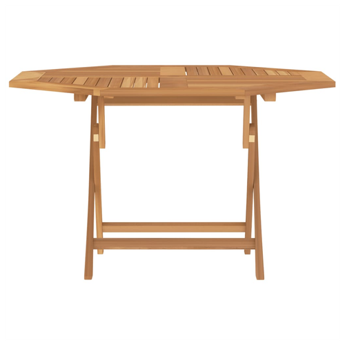 vidaXL Folding Garden Table 110x110x75 cm Solid Wood Teak by vidaXL