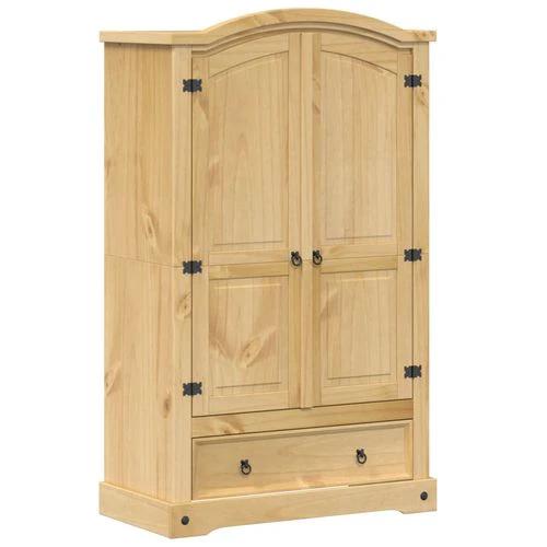 vidaXL vidaXL Wardrobe Corona 101x52x170 cm Solid Wood Pine - Wardrobe