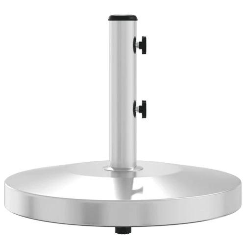 vidaXL vidaXL Parasol Base 25 kg Round with Stainless Steel Shell for Outdoor Umbrellas - Parasol